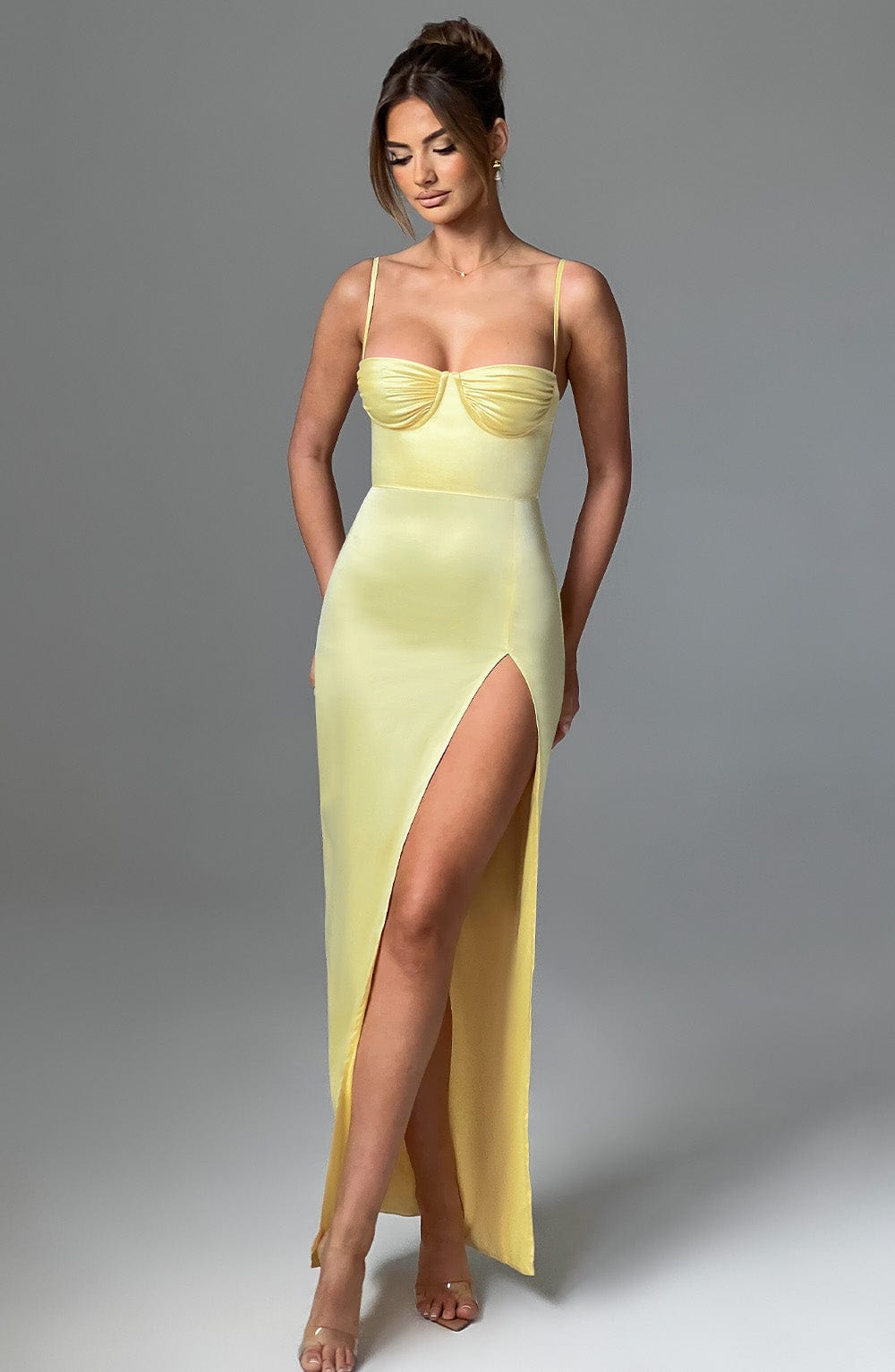 Vestido Maxi Drapeado Regina