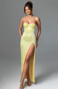 Vestido Maxi Drapeado Regina