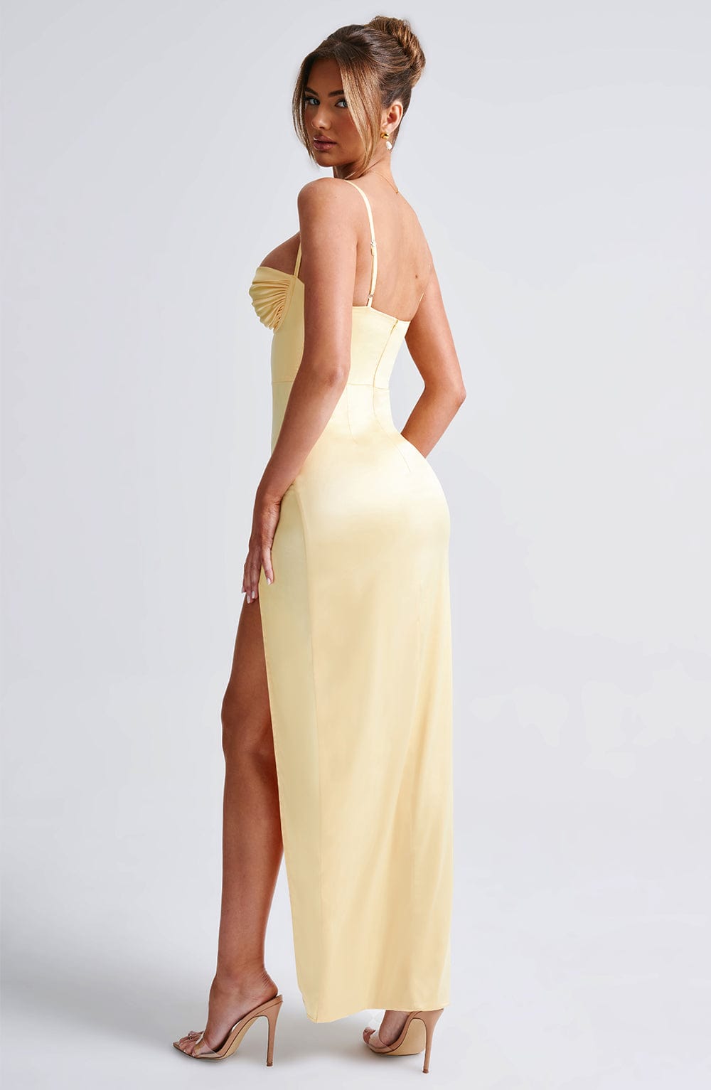 Vestido Maxi Drapeado Regina
