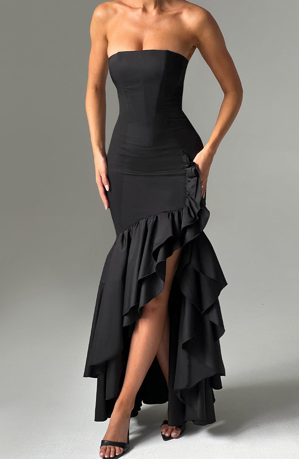 Vestido Maxi Palabra de Honor Irene