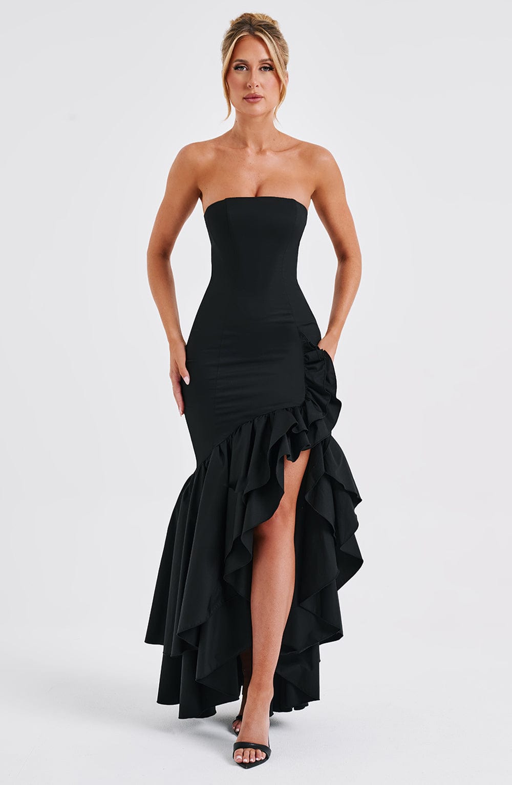 Vestido Maxi Palabra de Honor Nadia