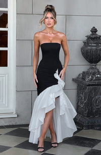 Vestido Maxi Palabra de Honor Nadia