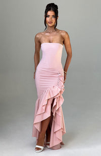 Vestido Maxi Palabra de Honor Nadia