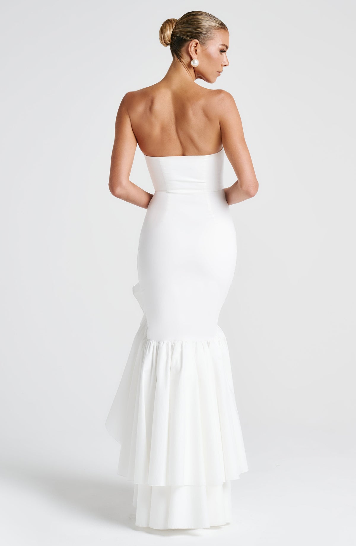 Vestido Maxi Palabra de Honor Nadia