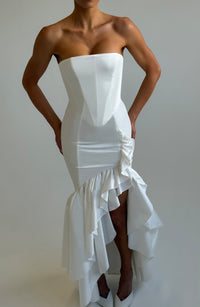 Vestido Maxi Palabra de Honor Irene