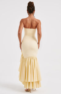 Vestido Maxi Palabra de Honor Nadia