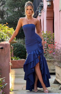 Vestido Maxi Palabra de Honor Irene