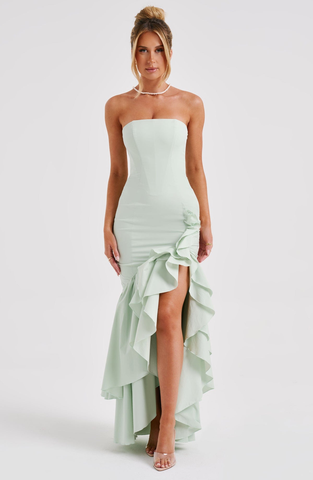Vestido Maxi Palabra de Honor Nadia