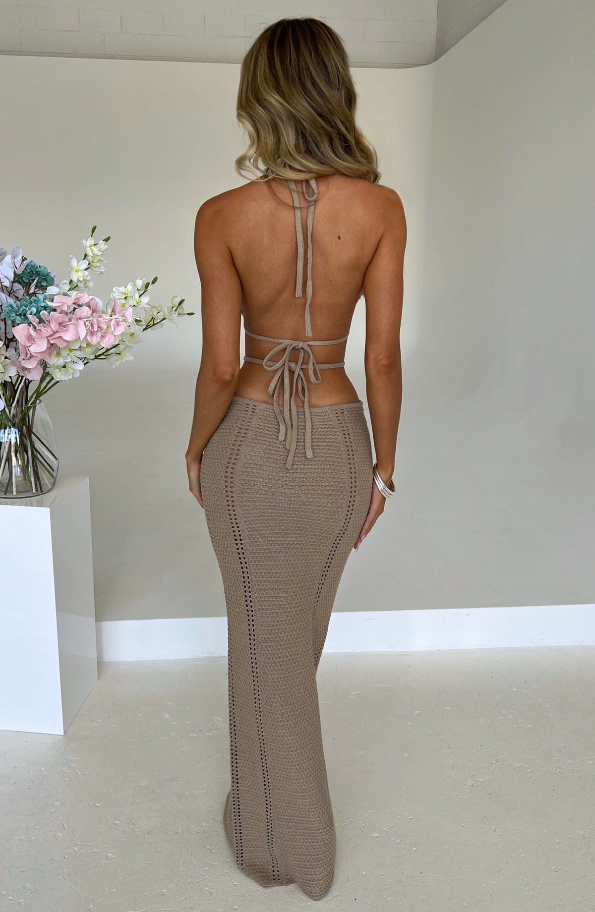 Vestido Maxi Halter Isabel