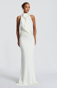 Vestido Maxi de Cuello Alto Zaida