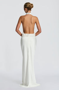 Vestido Maxi de Cuello Alto Zaida