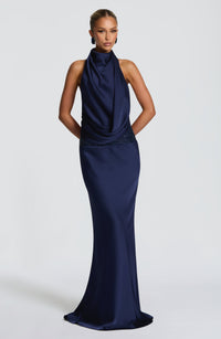 Vestido Maxi de Cuello Alto Daniela