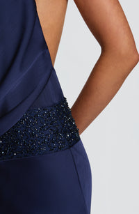 Vestido Maxi de Cuello Alto Daniela