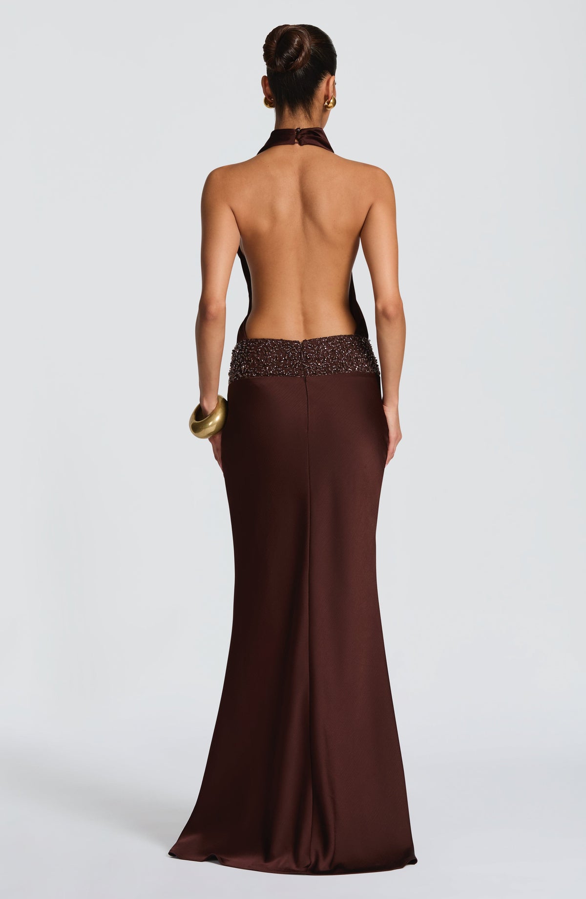 Vestido Maxi de Cuello Alto Daniela