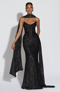 Vestido Maxi con Brillo Patricia