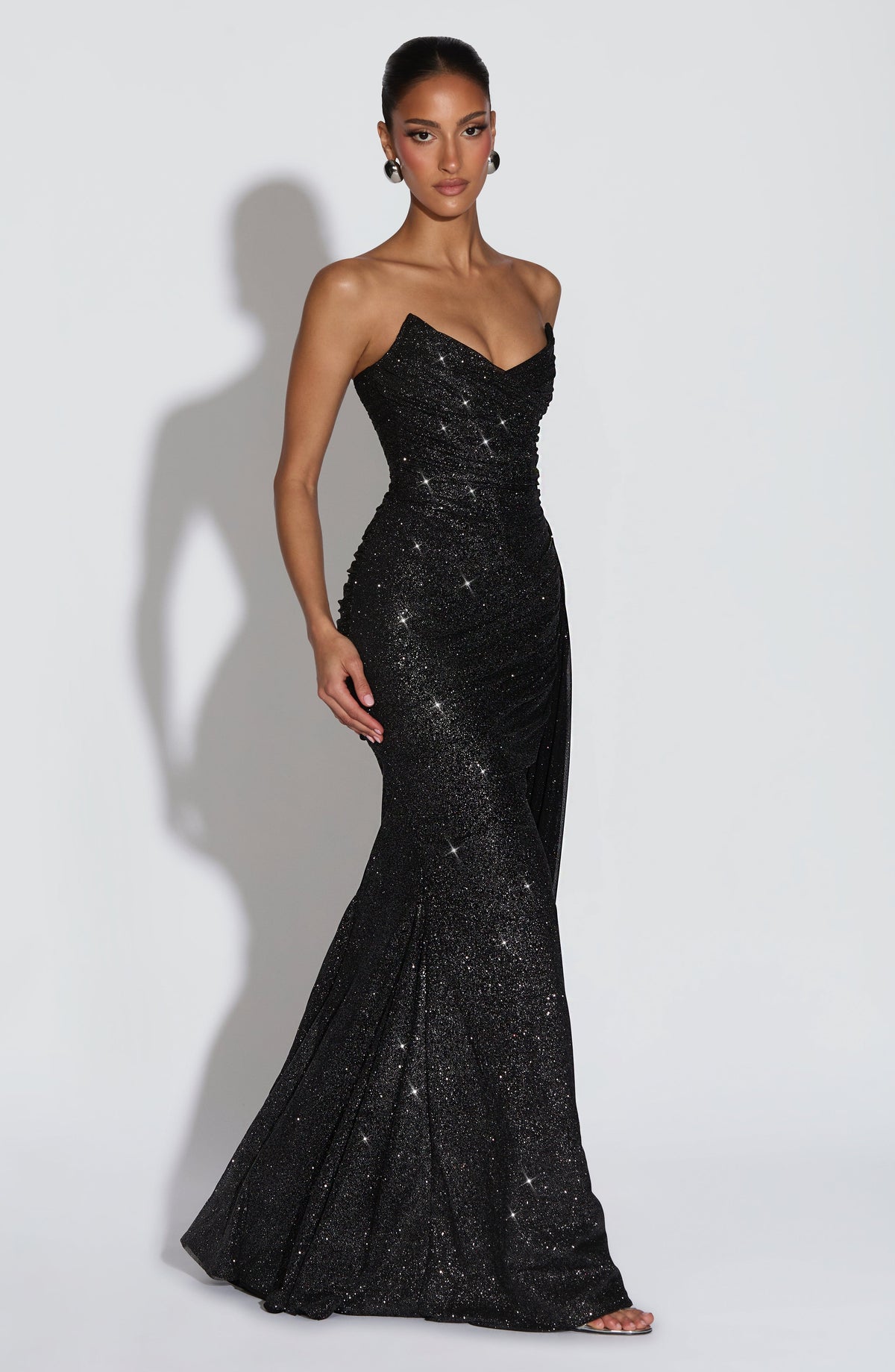 Vestido Maxi con Brillo Ursula