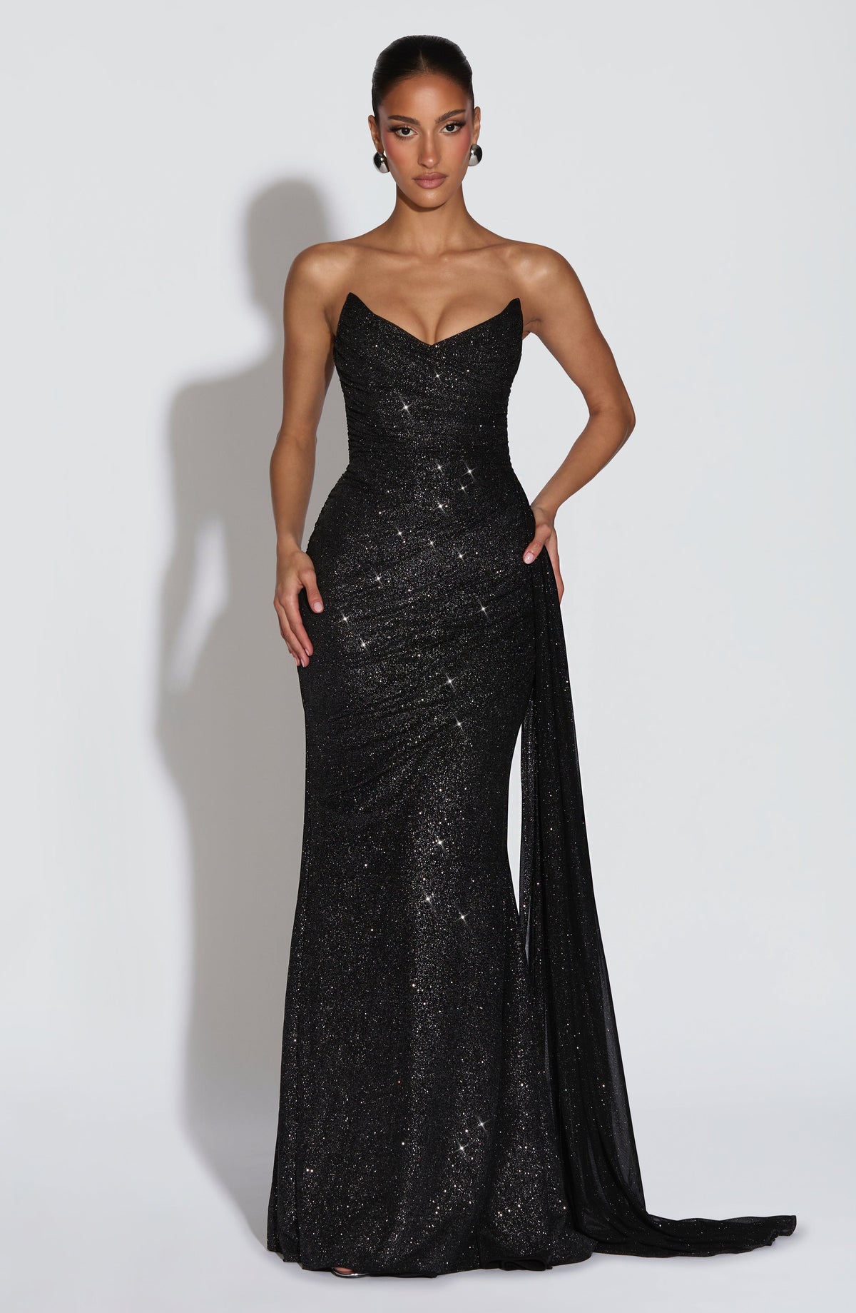 Vestido Maxi con Brillo Ursula