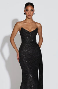 Vestido Maxi con Brillo Ursula