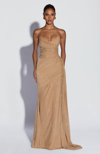 Vestido Maxi con Brillo Ursula