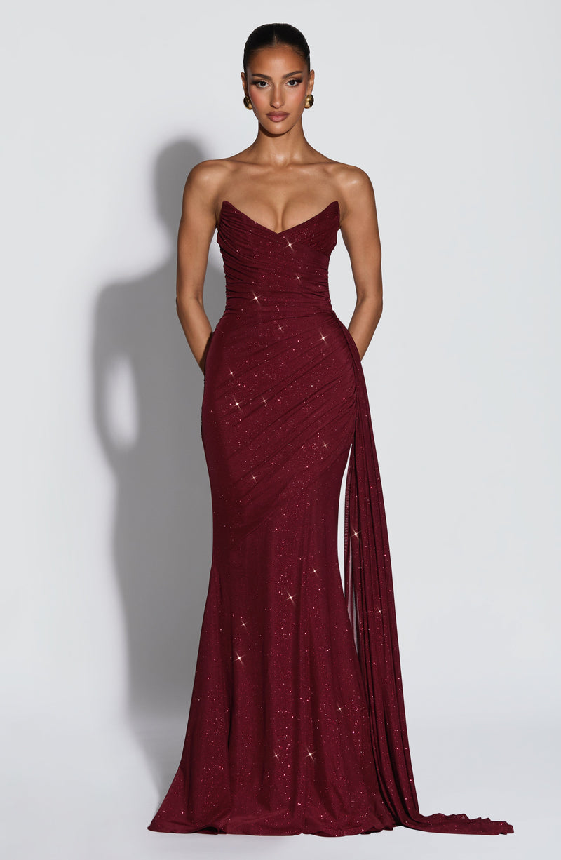 Vestido Maxi con Brillo Patricia