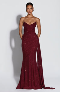 Vestido Maxi con Brillo Ursula
