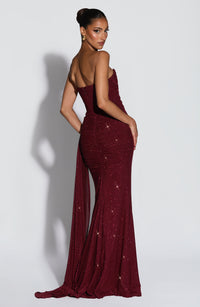 Vestido Maxi con Brillo Ursula