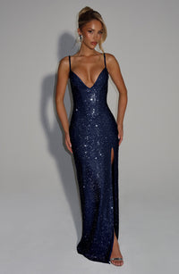 Vestido Maxi con Brillo Jara Miriam
