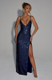 Vestido Maxi con Brillo Jara Miriam