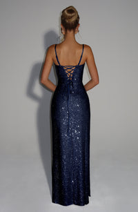 Vestido Maxi con Brillo Jara Naiara