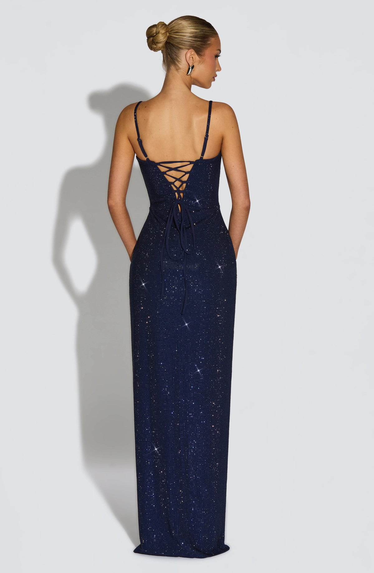 Vestido Maxi con Brillo Jara Miriam
