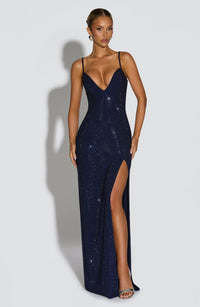 Vestido Maxi con Brillo Jara Naiara