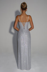 Vestido Maxi con Brillo Jara Miriam
