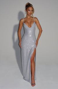 Vestido Maxi con Brillo Jara Miriam