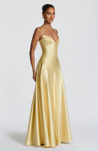 Vestido Maxi Corsé Iria Rosa
