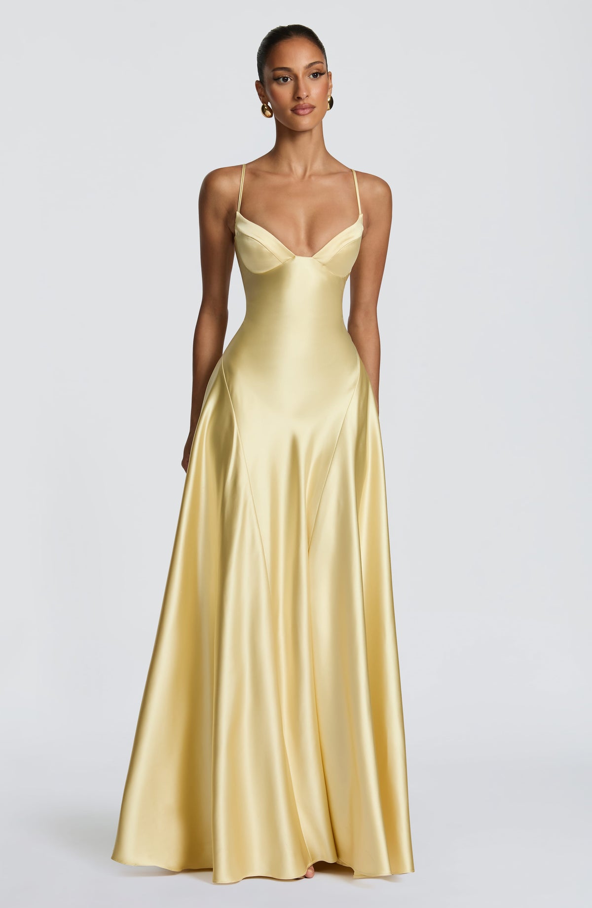Vestido Maxi Corsé Iria Rosa