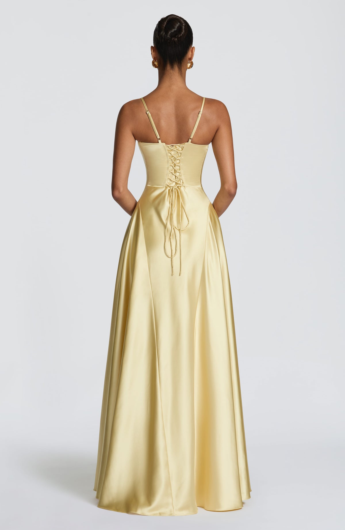 Vestido Maxi Corsé Iria Rosa