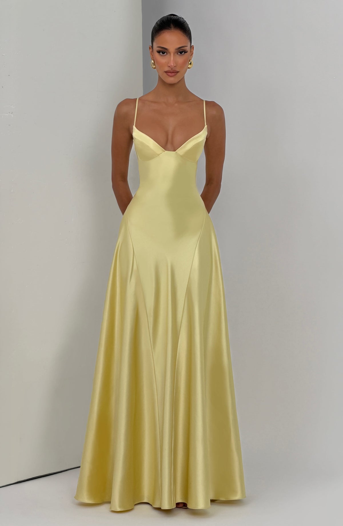 Vestido Maxi Corsé Iria Rosa