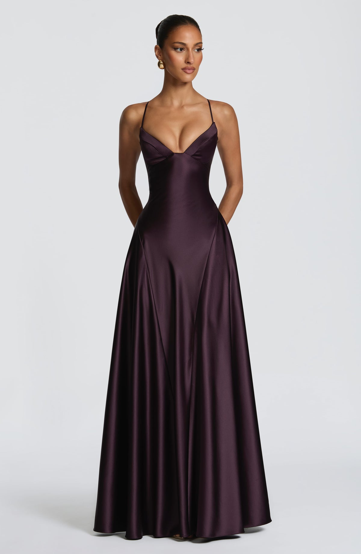 Vestido Maxi Corsé Iria Rosa