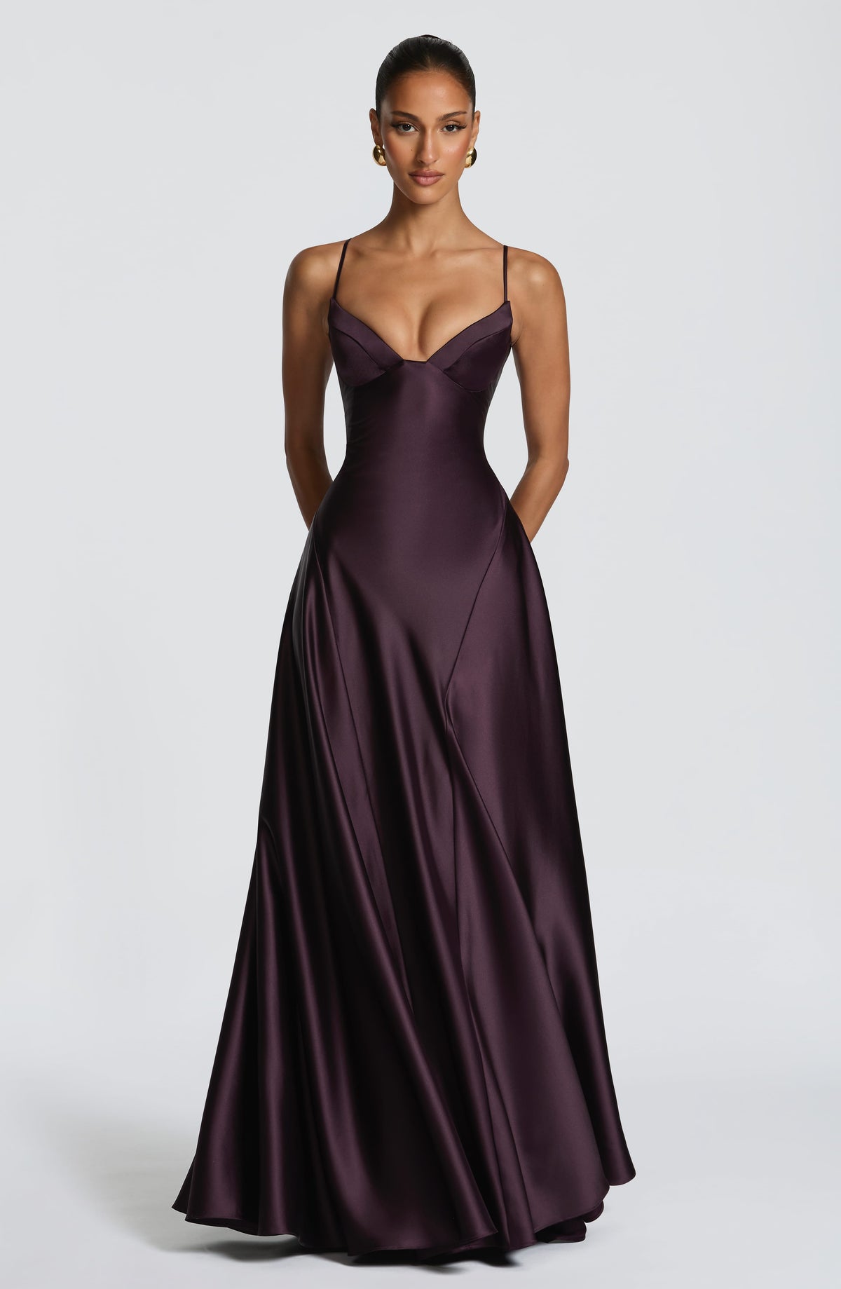 Vestido Maxi Corsé Iria Rosa