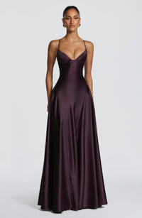 Vestido Maxi Corsé Iria Rosa