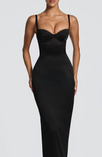 Vestido Maxi Corsé Rosa