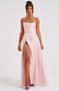 Vestido Maxi de Espalda Descubierta Adriana