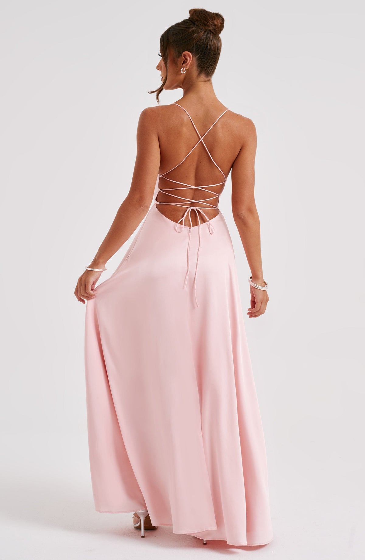 Vestido Maxi de Espalda Descubierta Adriana