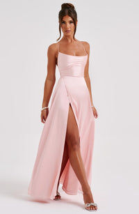 Vestido Maxi de Espalda Descubierta Claudia