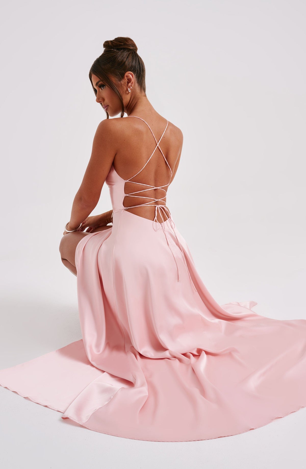 Vestido Maxi de Espalda Descubierta Adriana