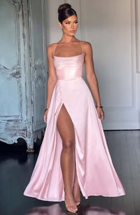 Vestido Maxi de Espalda Descubierta Adriana