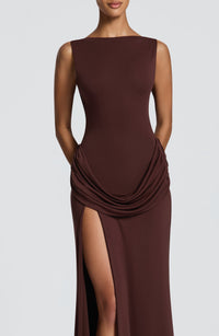 Vestido Maxi de Espalda Descubierta Marta Cayetana