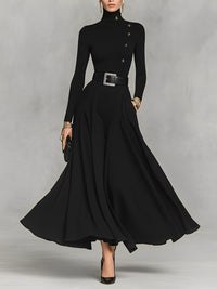 Vestido Maxi de Cuello Alto Paloma