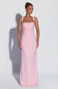 Vestido Maxi con Brillo Naima Gala