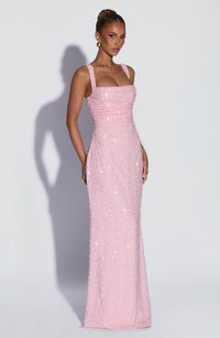 Vestido Maxi con Brillo Naima Gala